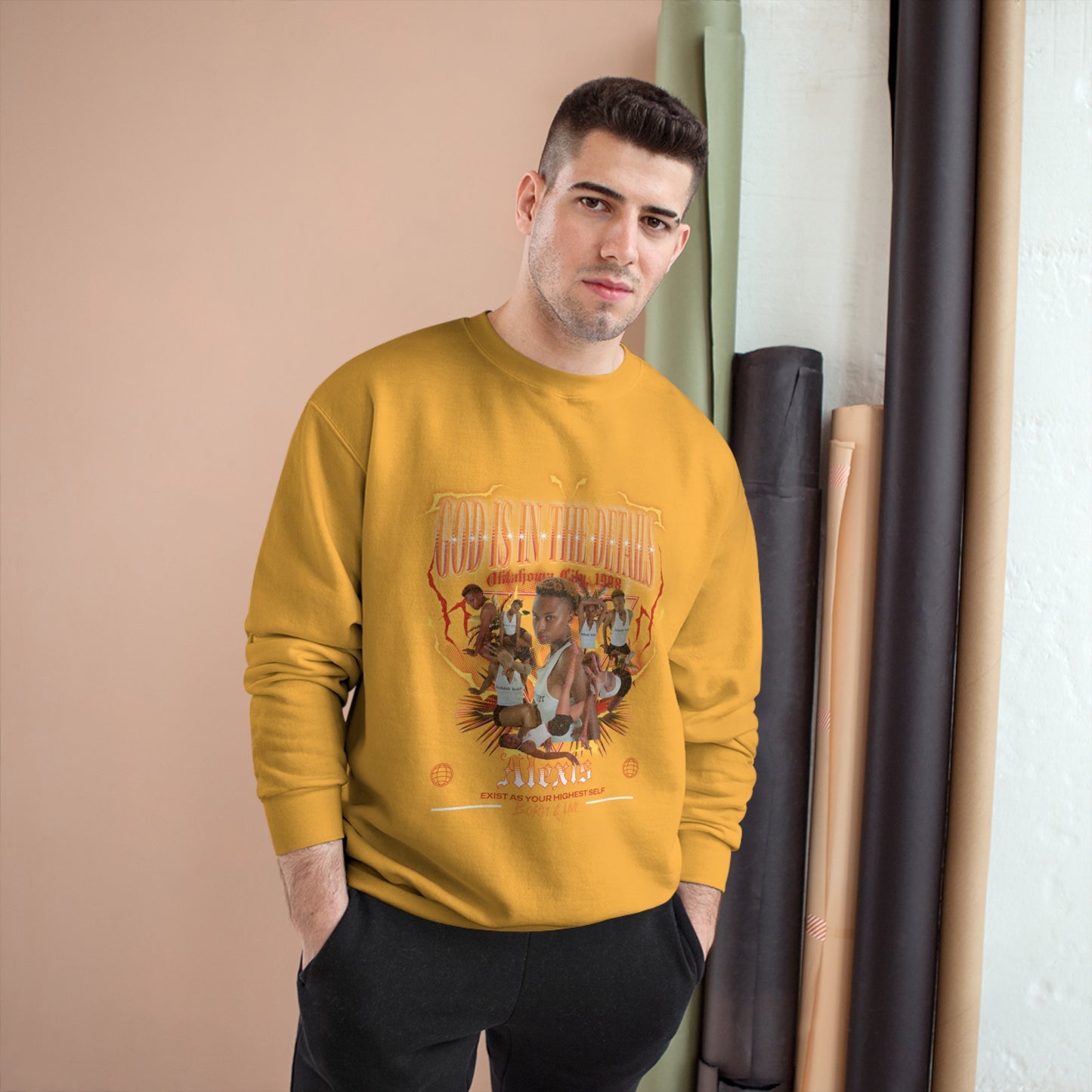 Graphic Champion Sweatshirt - God Is In The Details Crewneck