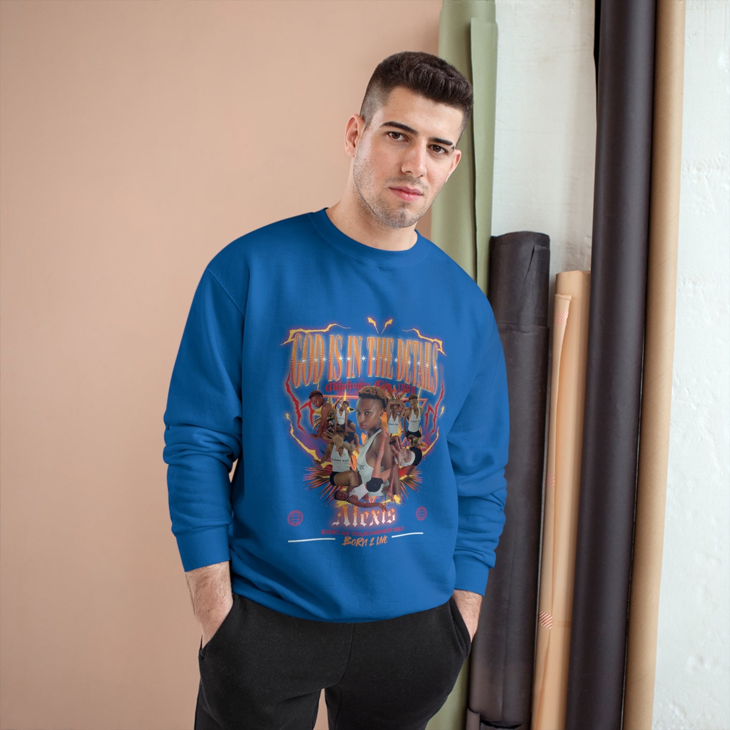 Graphic Champion Sweatshirt - God Is In The Details Crewneck