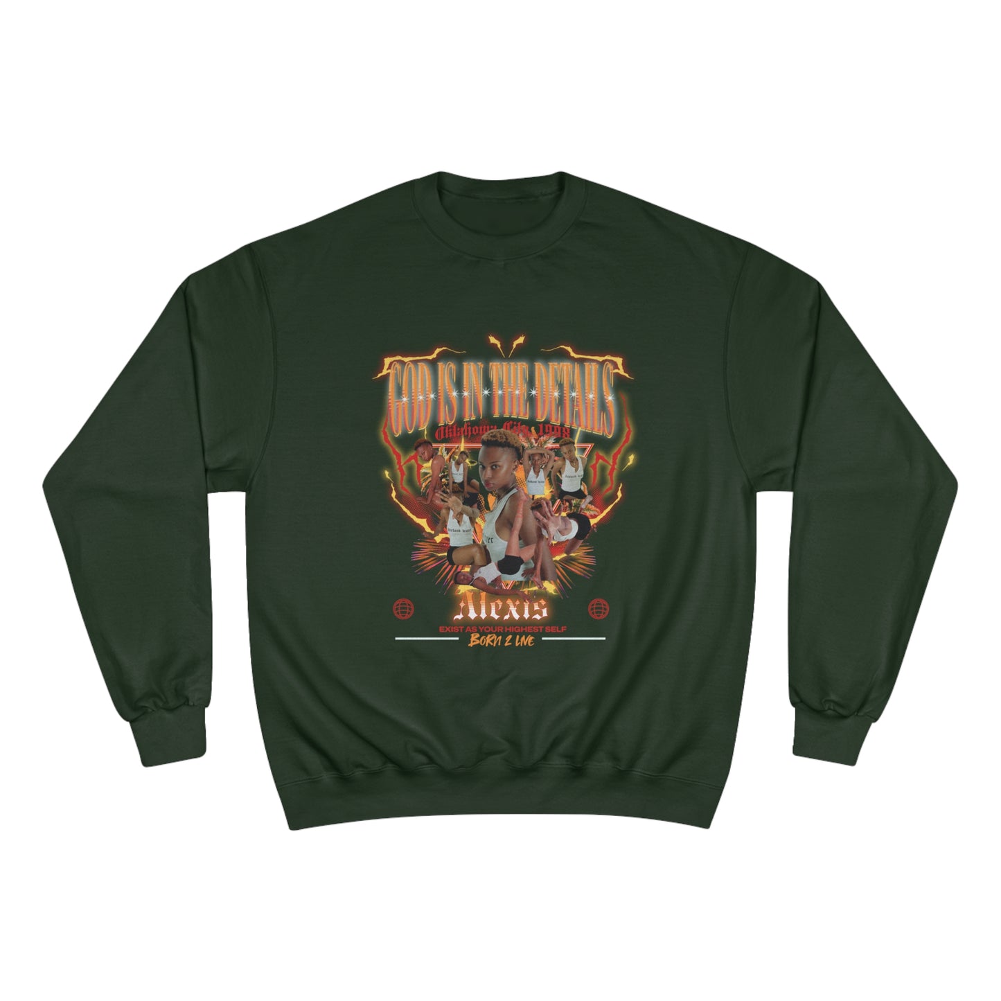 Graphic Champion Sweatshirt - God Is In The Details Crewneck