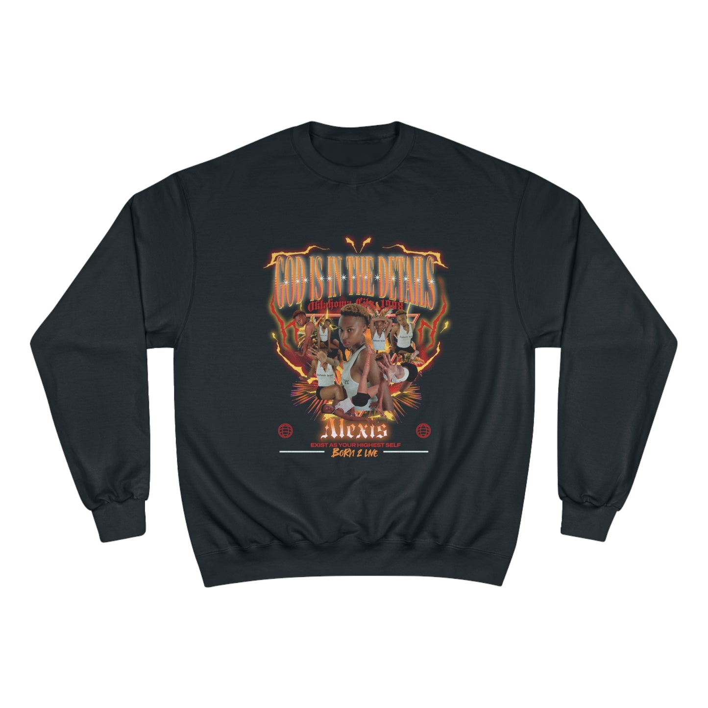 Graphic Champion Sweatshirt - God Is In The Details Crewneck